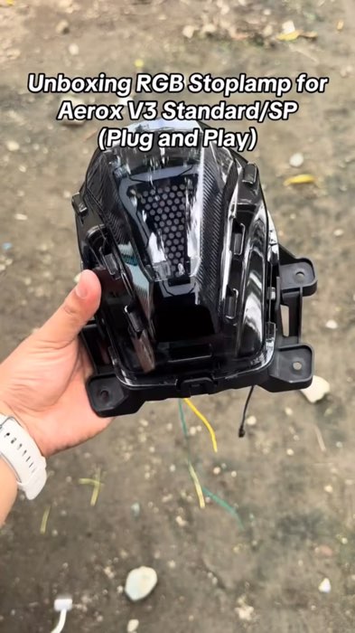 Aerox V3 RGB Tail Light🔥 #aeroxv3rgbtaillight #rgbtaillight #taillight #rgb #BOSS10 #MasMuraSaShopee #shopeeVideo #fyp #foryou #trending #viral