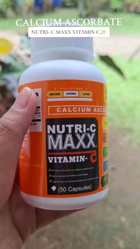 Nutri-C Maxx Official Calcium Ascorbate Vitamin C 50 capsules 500mg#freecoinsinshopeevedio #masmurasashopee