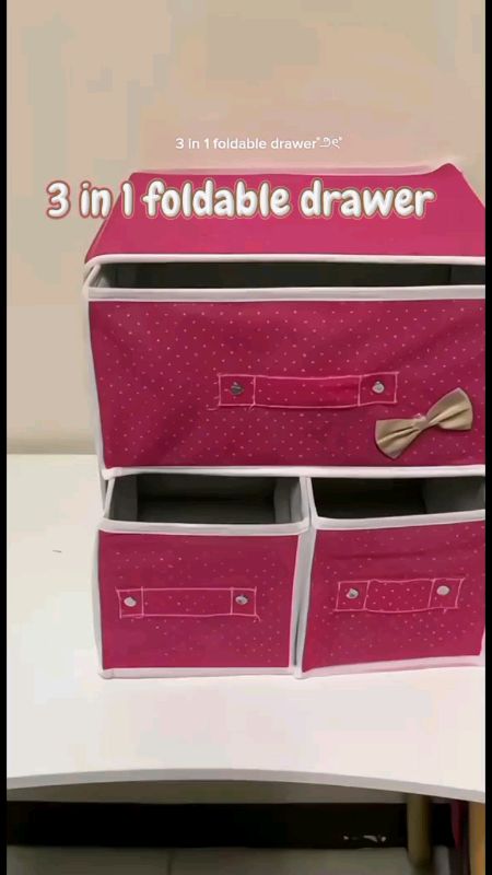 3 in 1 foldable drawer#3in1 #foldabledrawer #drawer #FreeCoinsInShopeeVideo #MasMuraSaShopee #jamilmamaradia04