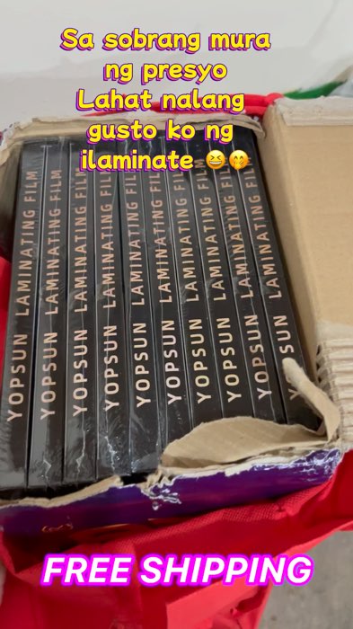 #laminatingfilm #yopsun #MasMuraSaShopee #freeshipping