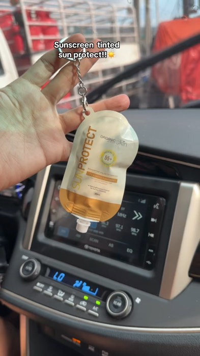 Shopee Mall Organic Skin Japan Sun Protect Daily Sunscreen 15ml and Tinted Sunscreen 30ml SPF 55 Sunblock
