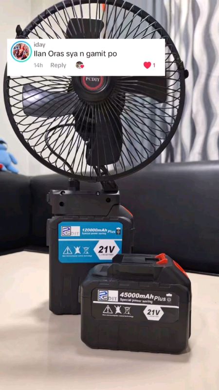 rechargeable cordless electric fan #HugotSaShopee #cordlessfan #electricfan