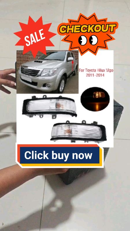 For Toyota Hilux Vigo 2011 2012 2013 2014 Car Outside Wing Door Side Mirror Turn Signal Light Rearview Mirror Indicator Lamp