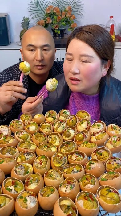 balut egg cooked food ready to eat 🐣 🥚 #baluteggs #spicybalut #readytoeat #balut