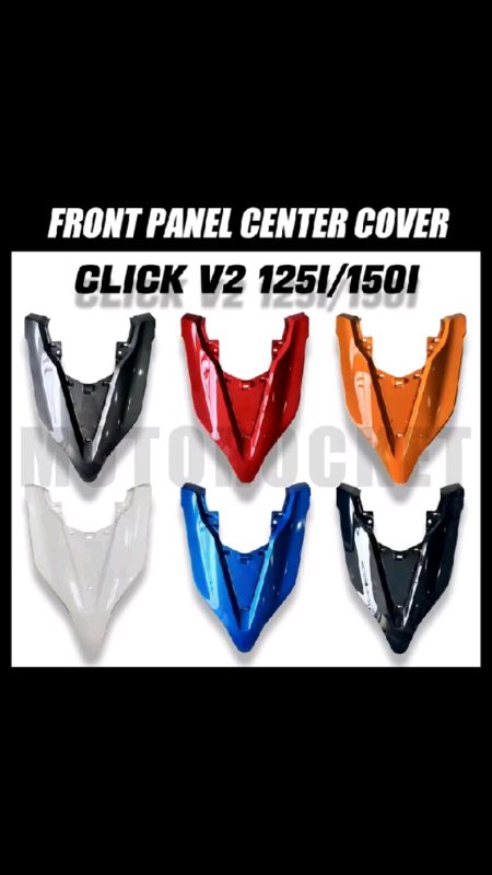 Motorcycle Front Center Cover for Click 125i 150i V2 (2021-22 model) #click125 #frontcover #cover #clickaccessories #FreeCoinsInShopeeVideo