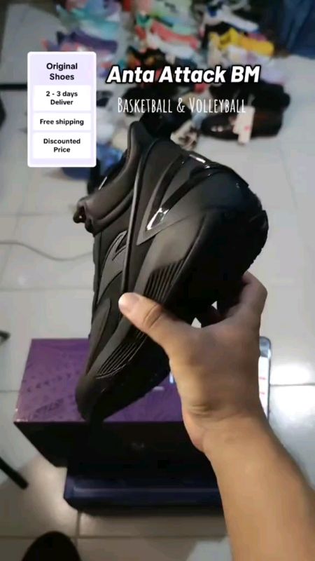 ANTA SS Men KT BM Basketball Shoes Cushioning Wear-resistant Durable Sports Sneakers#FreeCoinsInShopeeVideo #MasMuraSaShopee #HugotSaShopee