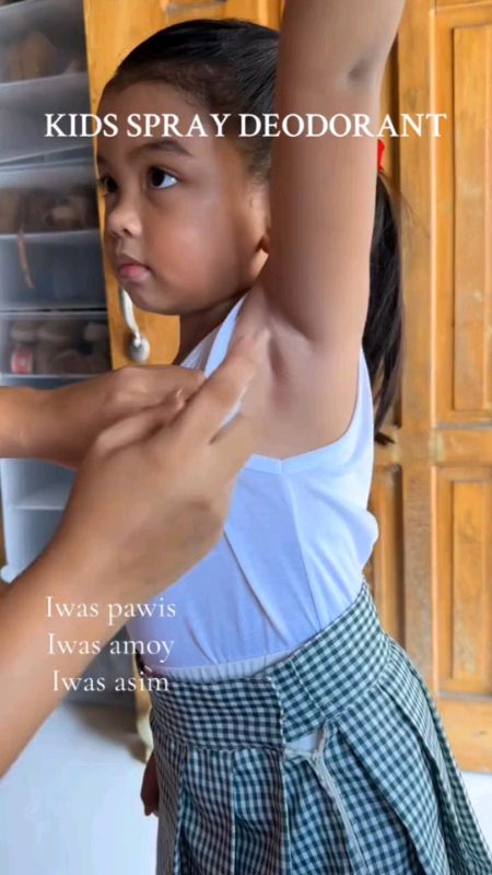 Kids spray deodorant #kidsdeodorant