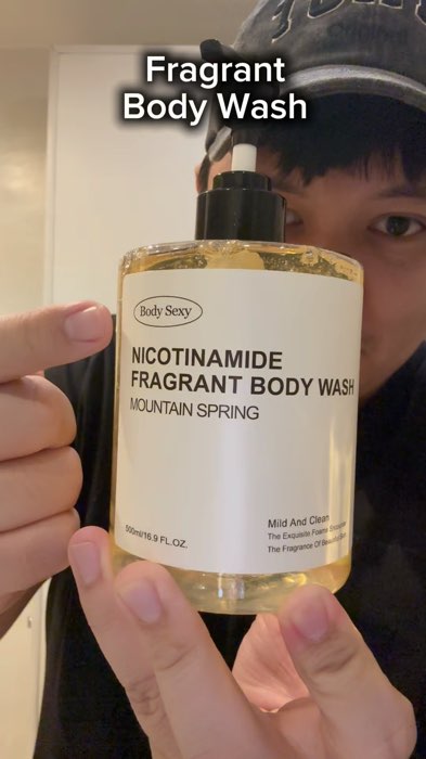 Fragrant body wash with Niacinamide #bodywash #perfume #niacinamide