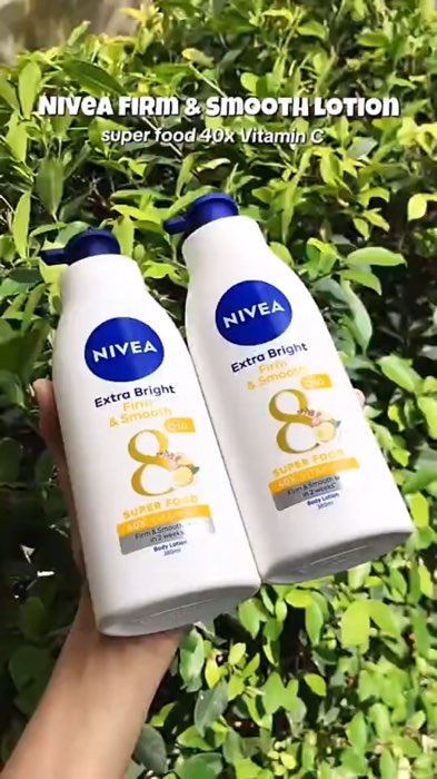 #stitch with mobymuchi ￼PACK OF 3 NIVEA Body Lotion Extra Bright Radiant and Smooth Lotion Moisturizer, 380ml