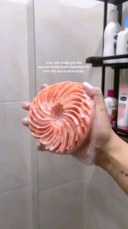 2in1 Silicone Hair Wash Shower Brush #FreeCoinsInShopeeVideo #masmurasashopee #trending #viral #fyp #hyp #shopee