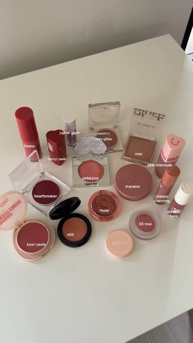 my blushes as neutral girlie #fyp #makeup #blush #powderblush #liquidblush #blushrecommendation #makeupreco #makeuprecommendation