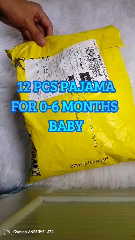 12 pcs pajama for newborn to 6 months old #pajamaforbaby #whitepajamaforbaby #pajamafornewborn