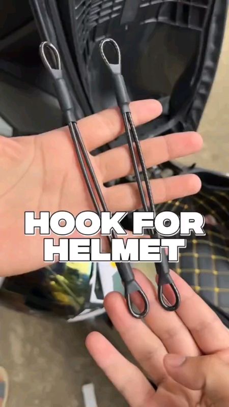 Helmet Anti-Theft Rope Motorcycle Helmet Bicycle Steel Cable Lock Rope for Helmet 180mm#FreeCoinsInShopeeVideo #MasMuraSaShopee