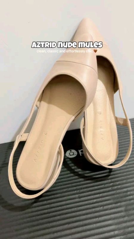 Aztrid Mules Flat #aztrid #mules #flat #sandals #womensflat #classic #elegant #foryou #fyp #trending