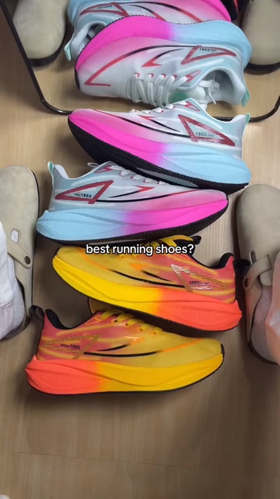 Hot Men/Women Carbon Plate Sport Shoes Mesh Breathable Shock Absorbing Wear Soft Running shoes#sportshoes #runningshoes #rubbershoes