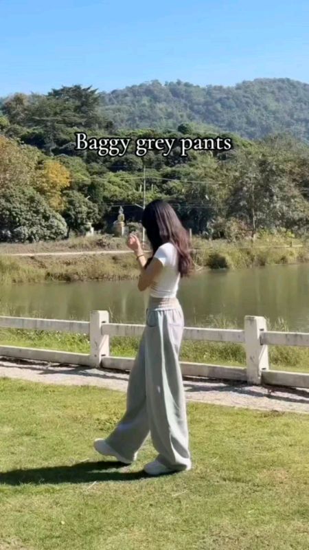 Baggy gray pants are angas #greypants  #grey #pants