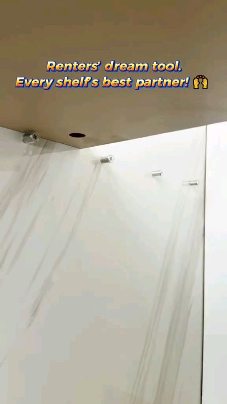 30/50/100Pcs Cross Self Tapping Screw Layer Plate Holders with Anti Slip Rubber Sleeve / Furniture Cabinet Fixed Support Pegs