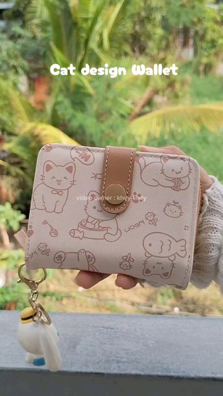 cuti ng wallet na to #wallet #coinpurse #miniwallet #cutewallet #catdesign #leatherwallet #walletforwomen #walletwithcardholder