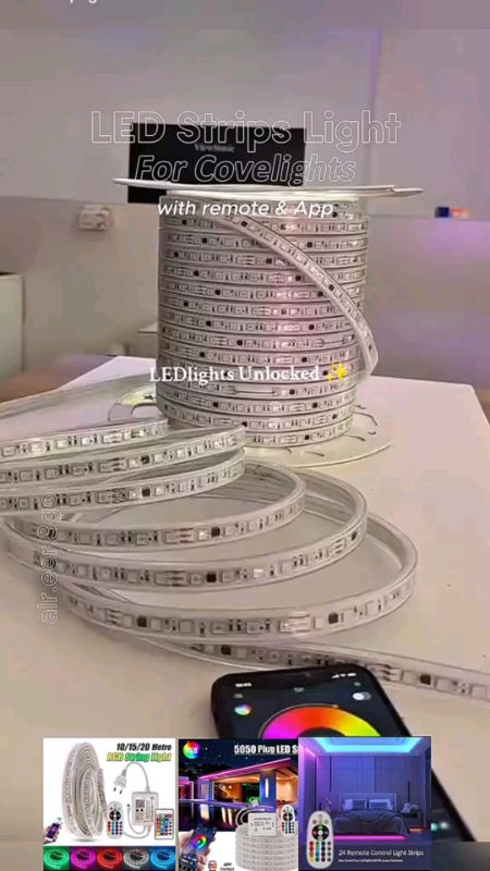 #ledlight #strip #white #color #waterproof #LED #room #flexible #MasMuraSaShopee #Neon