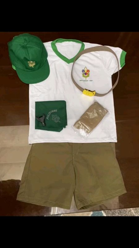 SET BSP GREEN 7in1 SCHOOL UNIFORM
