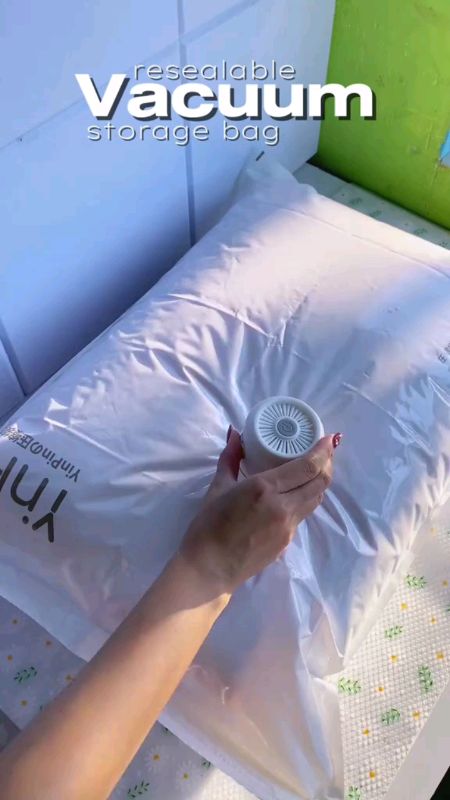 Reusable Vaccum sealer Bag Travel storage#Freecoinshopee #trend #MasMuraSaShopee #viral #❤️