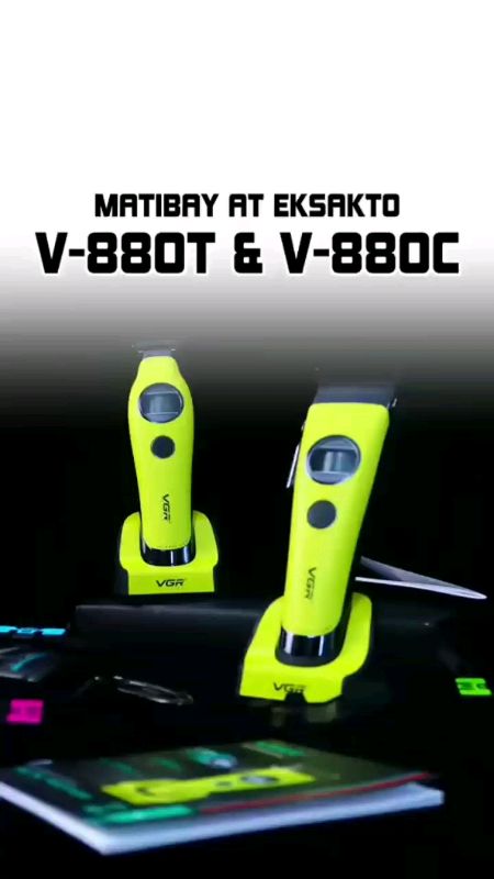 VGR Professional Barber Wireless Hair Clipper Barber Electric External Rotation#clipper #fyp #all #everyone #all