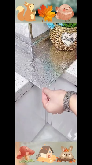Waterproof Oil Proof Aluminum Foil Self Adhesive Home Kitchen Wall Stickers Decoration #FreeCoinsInShopeeVideo #HugotSaShopee #MasMuraSaShopee