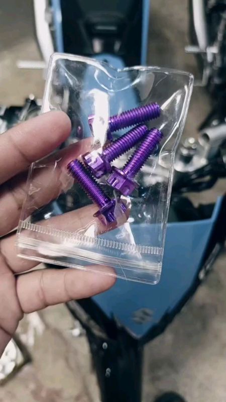REAL TITANIUM GR5 REAR SHOCK BOLTS FOR NMAX/AEROX/PCX/ADV/XMAX (4pcs set)#legit #quality #matibay #masmurasashopee