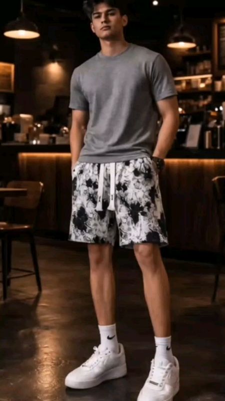 Trendy Men short #drawstringshort #elasticshort #breathable #trendyshort #menswear #looseshorts #MasMuraSaShopee #FreeCoinsInShopeeVideo #fyp #shopee