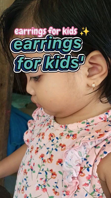 earrings for kids' earrings hypoallergenic non tarnish. #earringsforkids #hypoallergenicearring