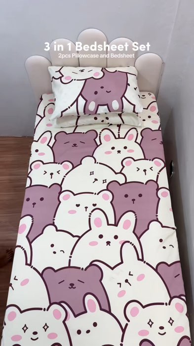 3 in 1 pillow case and bedsheet