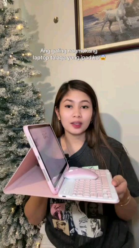 Keyboard Case with Mouse #gadget #keyboard #mouse #freecoinssashopee #viral #MasMuraSaShopee #trending #video #quality #highquality