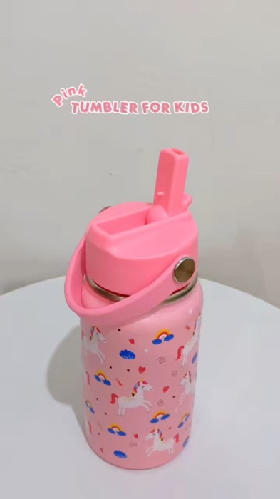 pink tumbler #tumblerforkids #tumbler #tumblerwithstraw #cutetumbler #MasMuraSaShopee #freecoinssashopee