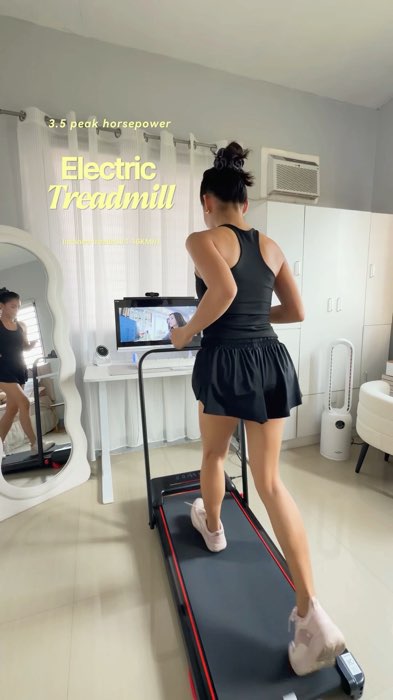 Pwede ng makapag walking, running kahit nasa bahay lang ✨ #treadmill