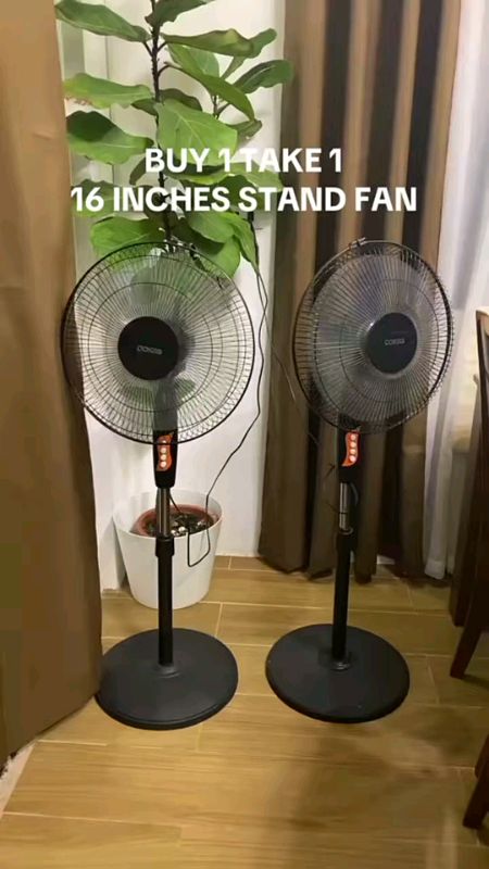 electric fan stand fan 5 blades buy 1 take 1 affordable electric fan with remote control Silent Fan#MasMuraSaShopee #freecoinslnshopeevidio