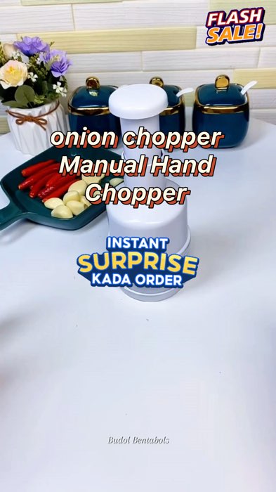 onion chopper Manual Hand Chopper Garlic Mincer Pressing #chopper #mincer #fyp #MasMuraSaShopee #freecoininshopeevideo