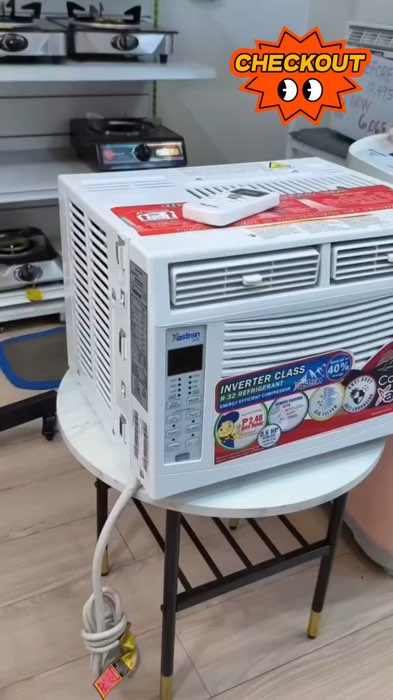 Astron Aircon😍 #astron #aircon #airconditioning #inverter #Summer #Home #electronics #appliances #bedroom #masmurasashopee