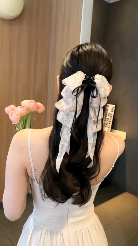 Floral Printed Hairclaw #floralclip #claw #clamp #fyp