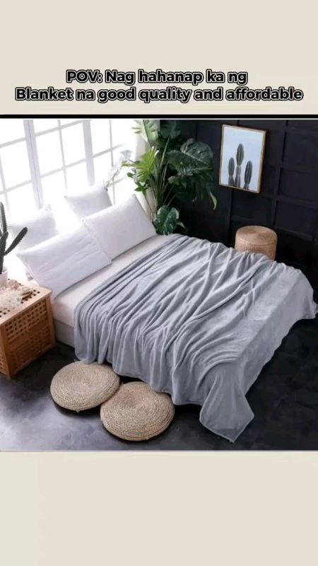 #Plain #Microfiber #blanket (150x200cm)(180x200cm) #DOUBLE AND #sINGLE #sIZE #sOFT #kUMOT #trending #tool #fashion #diy