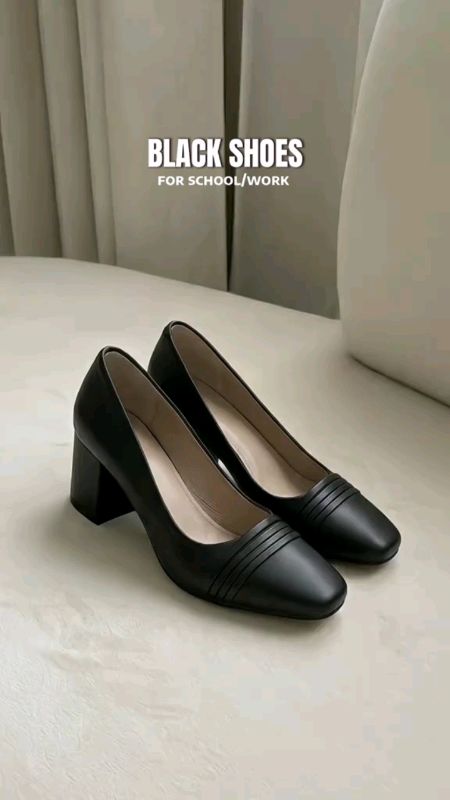 Fashion block chunky style school Shoes