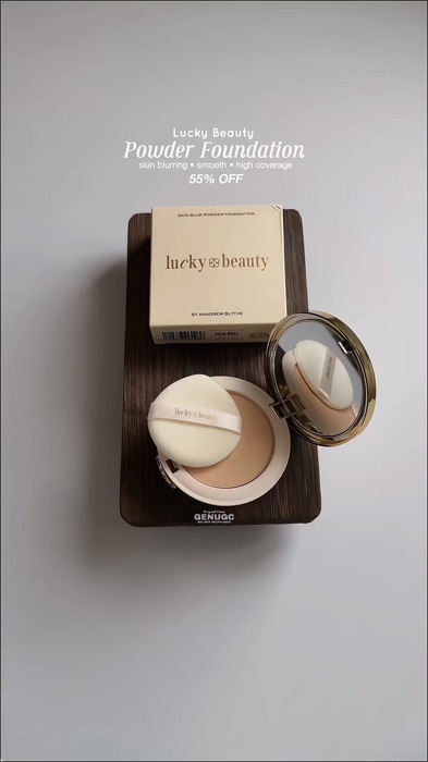 One of the best powder foundations in the local market ✨🤎  PS-Price may vary anytime- #LuckyBeauty #Powderfoundation #dune #swatch #powderfoundationr