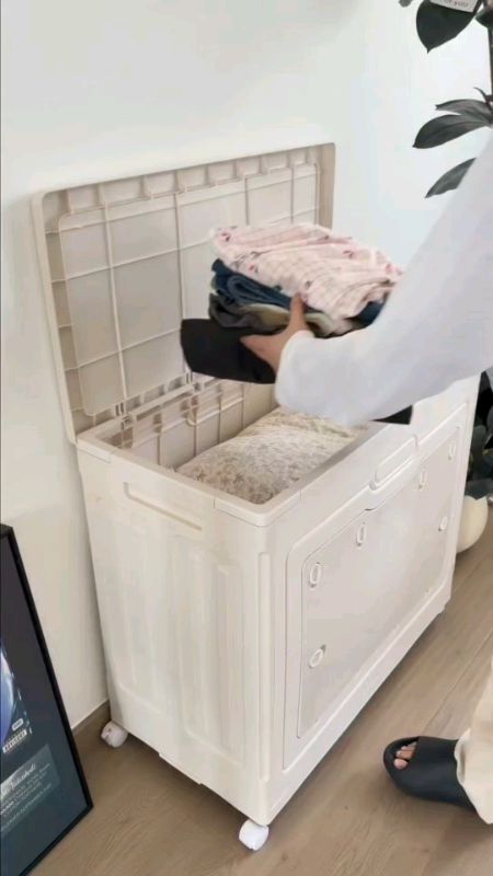 Household Foldable Storage Box #roomorganizer #multipurposestoragebox #clothesstorage #foldableorganizer #storagebox #foldablestoragebox #shopeefinds