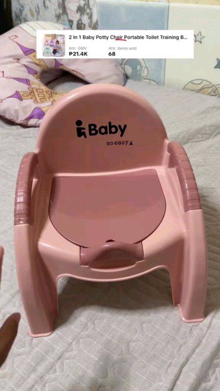 2 in1 Portable Potty Trainer Baby Toilet Training Plastic Backrest Chair for Toilet Seat Boy Girl