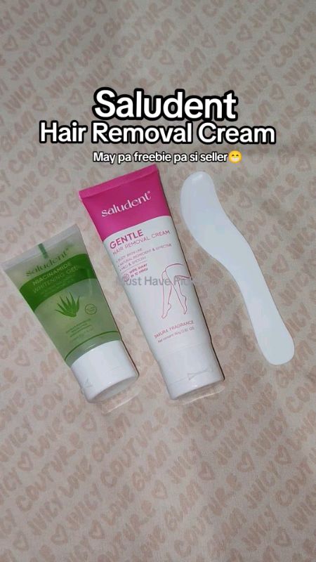 Hair removal cream na safe for buntis #fyp #saludent