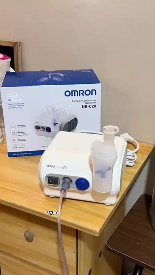 Omron NE-C28 Compressor Nebulizer Machine Asthma with Complete Set