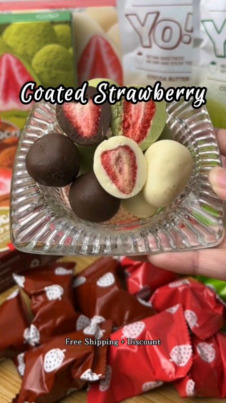 wow sarap 😍 #chocolate #coated #strawberry