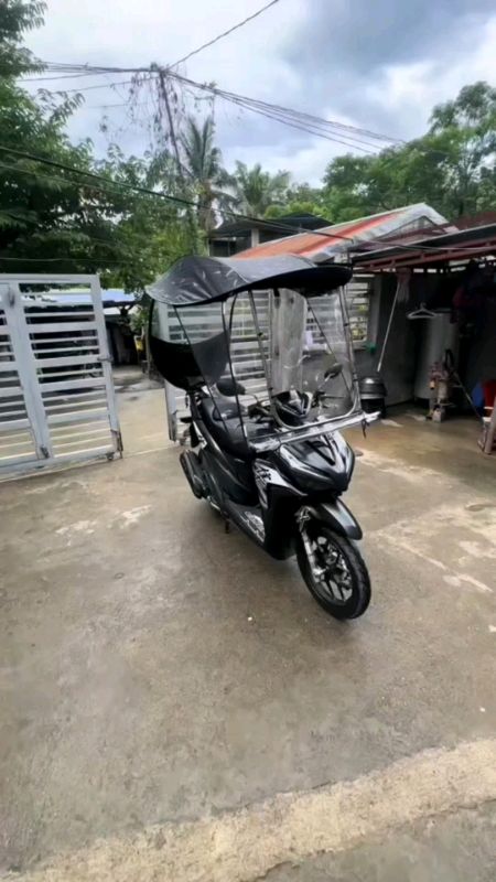 UNIVERSAL PROTECTIVE GEAR CANOPY FOR MOTORCYCLE #MotorcycleAccessories #MotorcycleGear #OutdoorRiding #RideComfort #ShopeeFinds #ShopeeBuy #SulitDeals