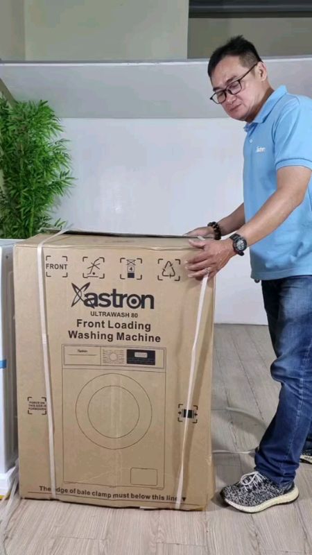 Astron ULTRAWASH80 Front Load Fully Automatic Washing Machine - Full DC Inverter | 8kg |#freecoinSaShopee #MURASAShopee #hugotSaShopee