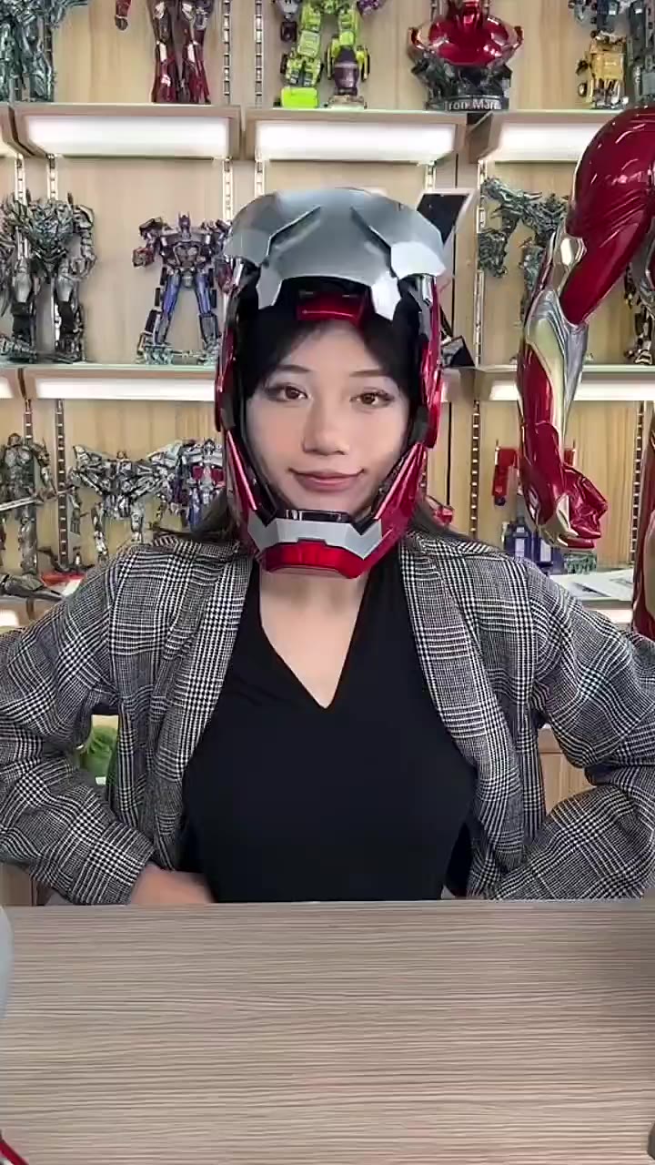 Bumblebee And Ironman Helmet Wearable Can Voice Control, Sensor Touch Control And Remote Control