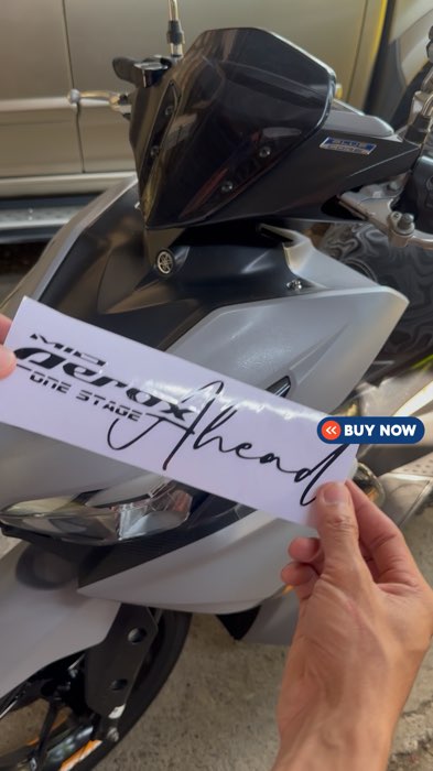 Perfect ito mga bossing andaling ikabit. Solid ang sticker nato. Lakas makapogi sa Aerox! Check-out na! Hindi niyo pagsisihan promise🤗 #aerox